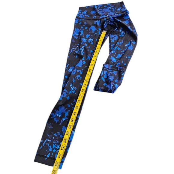 Lululemon Womens High Times Pant, Luxtreme, Blue Print, Athletic, Size 4 - Picture 7 of 8